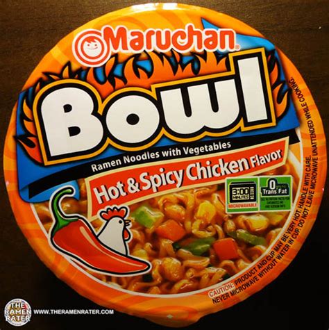 Maruchan Bowl Hot Spicy Chicken Flavor Ramen Noodles With Vegetables The Ramen Rater