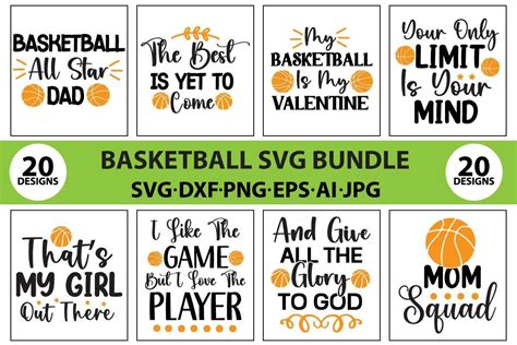 Basketball Svg Bundle Vol3 Bundle · Creative Fabrica