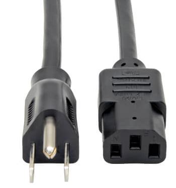 Compra Tripp Lite By Eaton Cable De Poder NEMA 5 15P C13 Acoplador 3