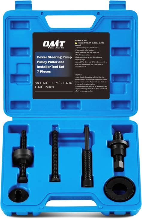 Orion Motor Tech Power Steering Pump Pulley Puller Installer Tool Set