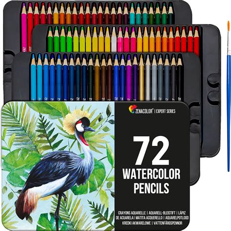 Amazon Zenacolor Professional Watercolor Pencils Set Of