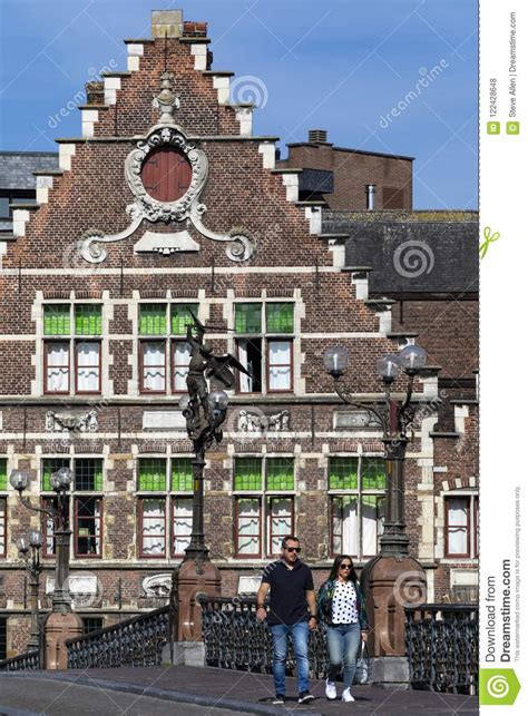 Architecture - Ghent - Belgium Editorial Stock Photo - Image of ...