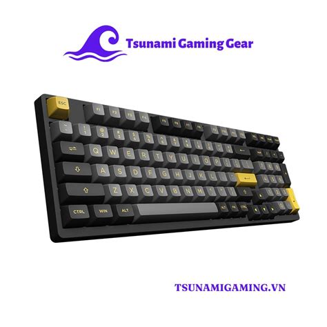 Bàn phím cơ Akko 3098B Plus Black Gold - tsunamigaming.vn
