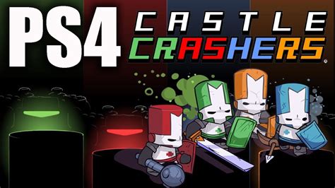 CASTLE CRASHERS PS4 REMASTERED NEW DETAILS! - BEST PS4 COOP GAME - YouTube