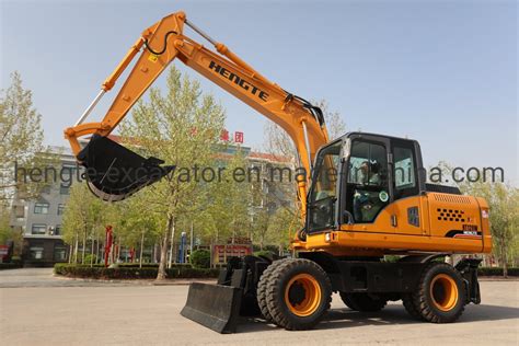 21 Ton Full Hydraulic Wheel Excavator With 6 Hydraulic Cylinders