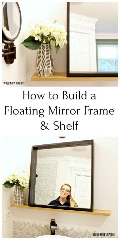 Floating Mirror Shelf For Bathroom How To Build It In 6 Steps