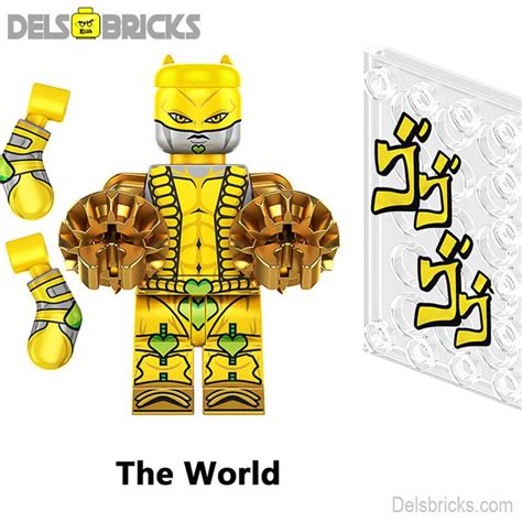 Lego Minifigures Jojo S Bizarre Adventure The World Anime Toys In 2024