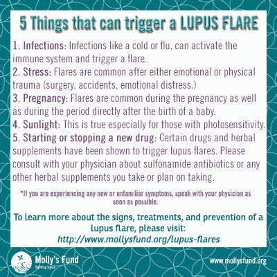 Lupus Flare Up Symptoms - Other triggers include viral infections, the ...