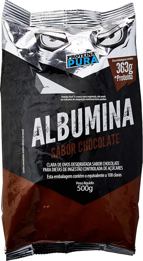 Albumina G Chocolate Prote Na Pura Proteina Pura Amazon Br