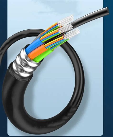 Core Armoured Fiber Optic Cable Multimode Outdoor Optical Fibre Cable