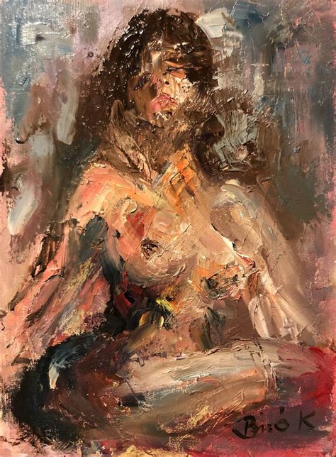 Hot Desire Painting By Konrad Biro Saatchi Art