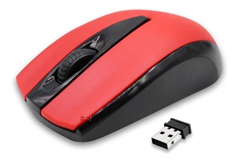 Ripley MOUSE INALÁMBRICO ÓPTICO 1200 DPI COLOR ROJO PS