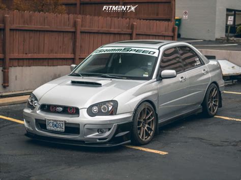 2004 Subaru Impreza Wrx With 18x85 Jnc Jnc030 And Michelin 245x35 On