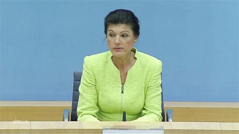 Sahra Wagenknecht Verlässt Die Linke Und Gründet Eigene Partei Ndr De