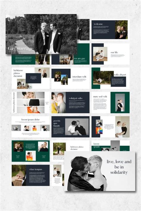 Gay Marriage Powerpoint Template MasterBundles