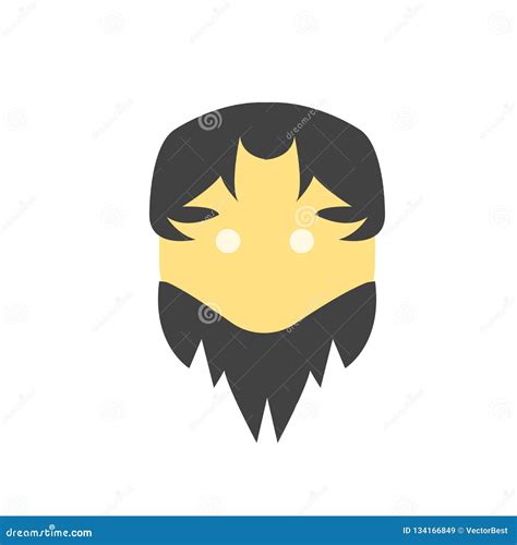 Caveman Icon Vector Isolated On White Background, Caveman Sign , Ancient History Symbols ...