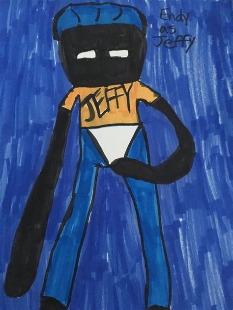 Enderman as Jeffy from SML | Fan art, Pluto the dog, Art