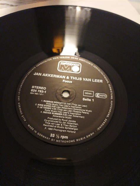 Jan Akkerman Thijs Van Leer Vinyl Ebay