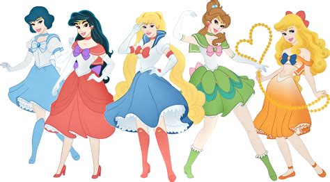 Inner Sailor Senshi Disney By Amalteus On Deviantart