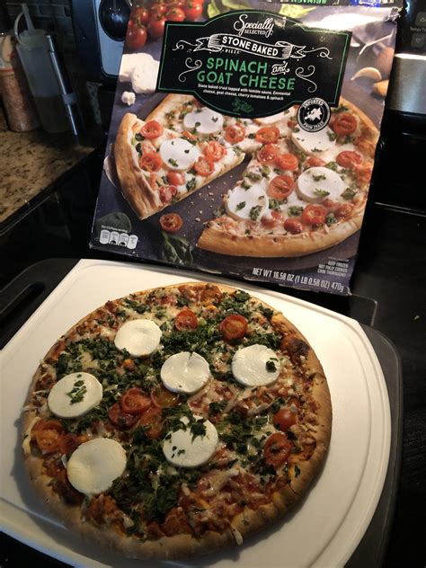 The Spinach Goat Cheese Pizza Is Awesome R Aldi