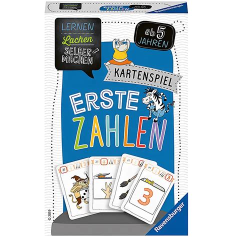 Ravensburger Lernen Lachen Selbermachen Kartenspiel Erste Zahlen