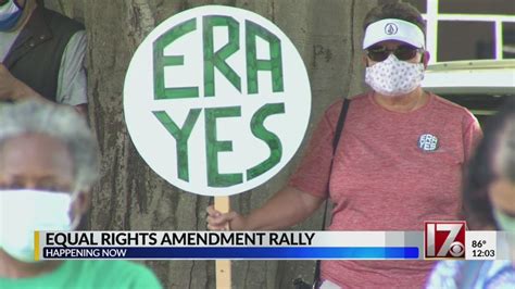 Equal Rights Amendment Rally In Downtown Raleigh Youtube