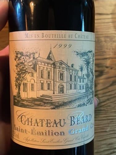 Ch Teau B Ard Saint Milion Grand Cru Vivino Us