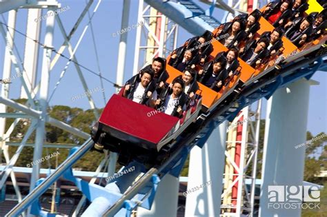 The Dragon Roller Coaster Ocean Park Hong Kong Stock Photo Picture