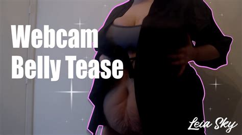 Sultry BBW Webcam Belly Tease Jiggly Fat Tummy Fetish Cyber Seduction 1080p MP4 Fetish