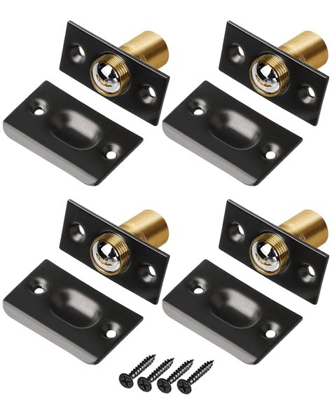 Snapklik.com : Closet Door Ball Catch Hardware 4 Pack Adjustable Ball