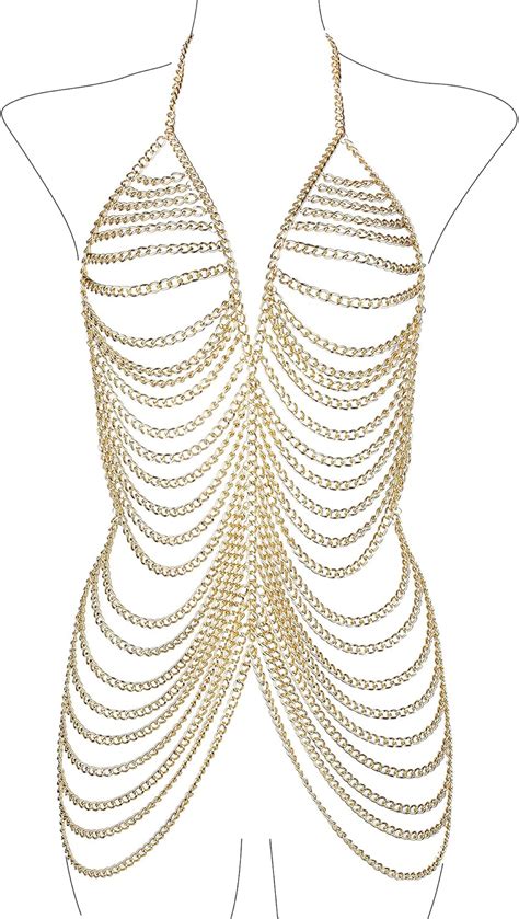 Buy Maijiao Adjustable Gold Body Chain Set Boho Summer Beach Bikini Belly Chain Jewelry For