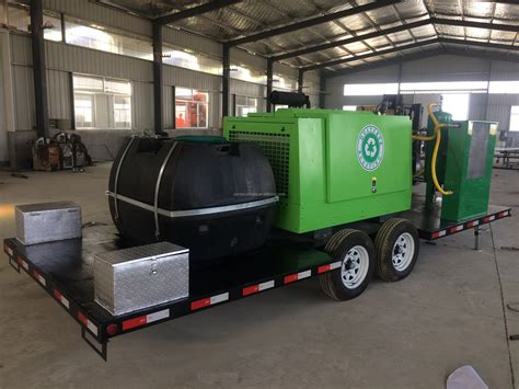 Mobile Db Db Db Wet Sandblasting Machine Trailer Dustless