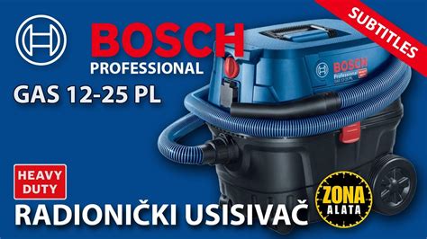 Bosch GAS 12 25 PL Usisivac Za Mokro I Suvo Usisavanje Sa Uticnicom