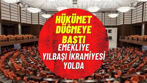 Emekliye yeni ikramiye geliyor Yılbaşı ikramiyesi için düğmeye basıldı