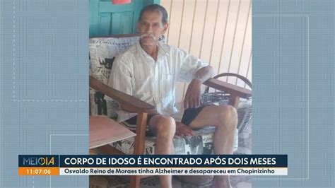 Idoso Desaparecido H Dois Meses Encontrado Morto Em Alagado No