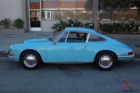 Porsche Rare Crystal Blue Coupe Unrestored Beauty