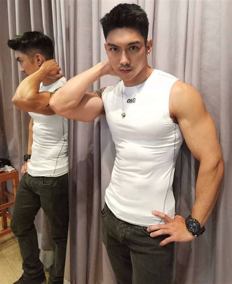 Pin By Steve Cote On Asian Denim Guys Mens Tops Tank Man Mens Polo