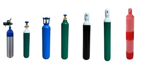 Gas And Gas Cylinders 150bar 200bar ISO Tped Small Portable Aluminum