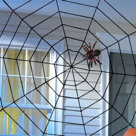 Giant Halloween Spider Web 5 Feet Halloween Giant Garden Spiders Web