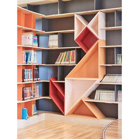 Library Designer Wooden Book Shelf - Color: Multicolor at Best Price in Indore | Twors Corporation