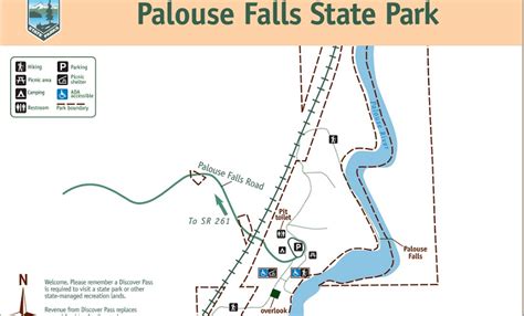 Palouse Falls map – Traveling the PNW