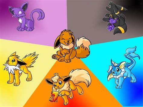 Pokemon Jolteon Umbreon Eevee Espeon Flareon Vaporeon Hd