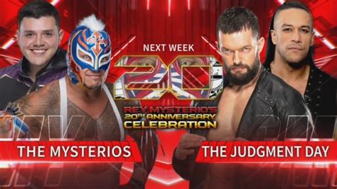 Mysterios Vs Judgment Day Announced For Next Week S Episode Of Raw