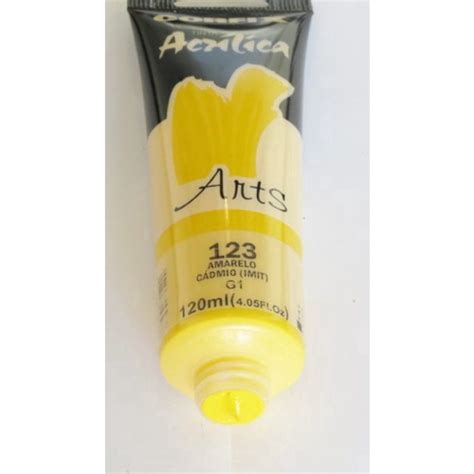 Tinta Acr Lica Corfix Arts Amarelo Cadmio Ml G Submarino