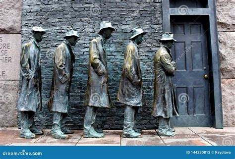 The Bread Line Sculpture By George Segal Editorial Stock Photo Image