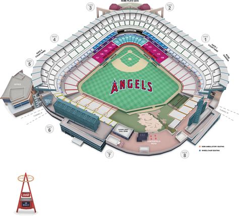 How to read the angels baseball seating chart correctly 3