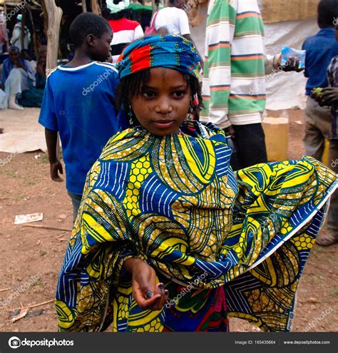 Portrait Of Tattooed Mbororo Aka Wodaabe Tribe Woman Poli Cameroon Stock Editorial Photo