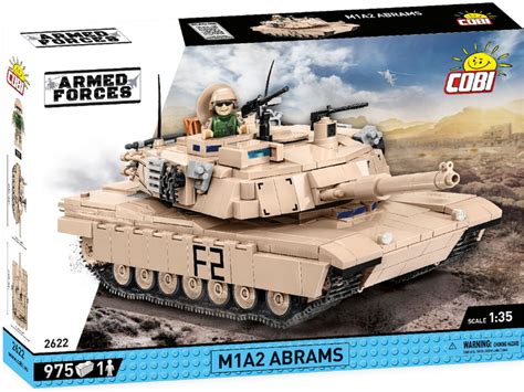 Конструктор Cobi Танк M1A2 Абрамс 975 деталей (COBI-2622) – игрушки с ...