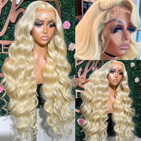 Blonde Lace Front Wigs Color Body Wave Wig West Kiss Hair