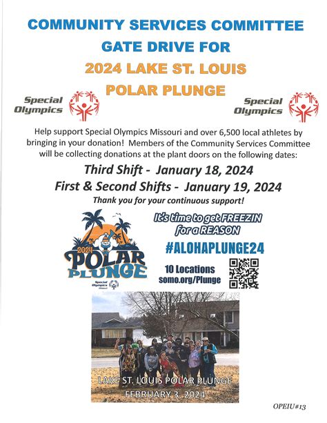 Polar Plunge Freezin For A Reason Uaw Local 2250